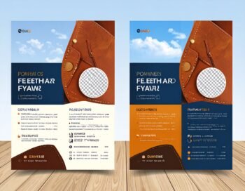 Leatherhead Visiting Flyers Tri Fold Brochure